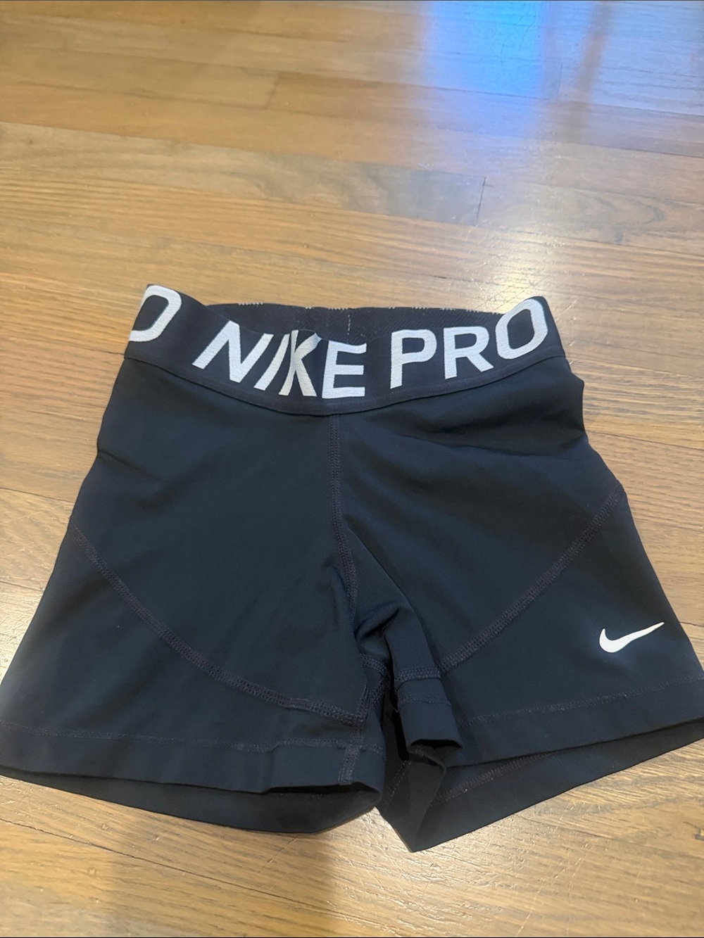 Nike Black Pro High-Waist Bike Shorts-dri-fit